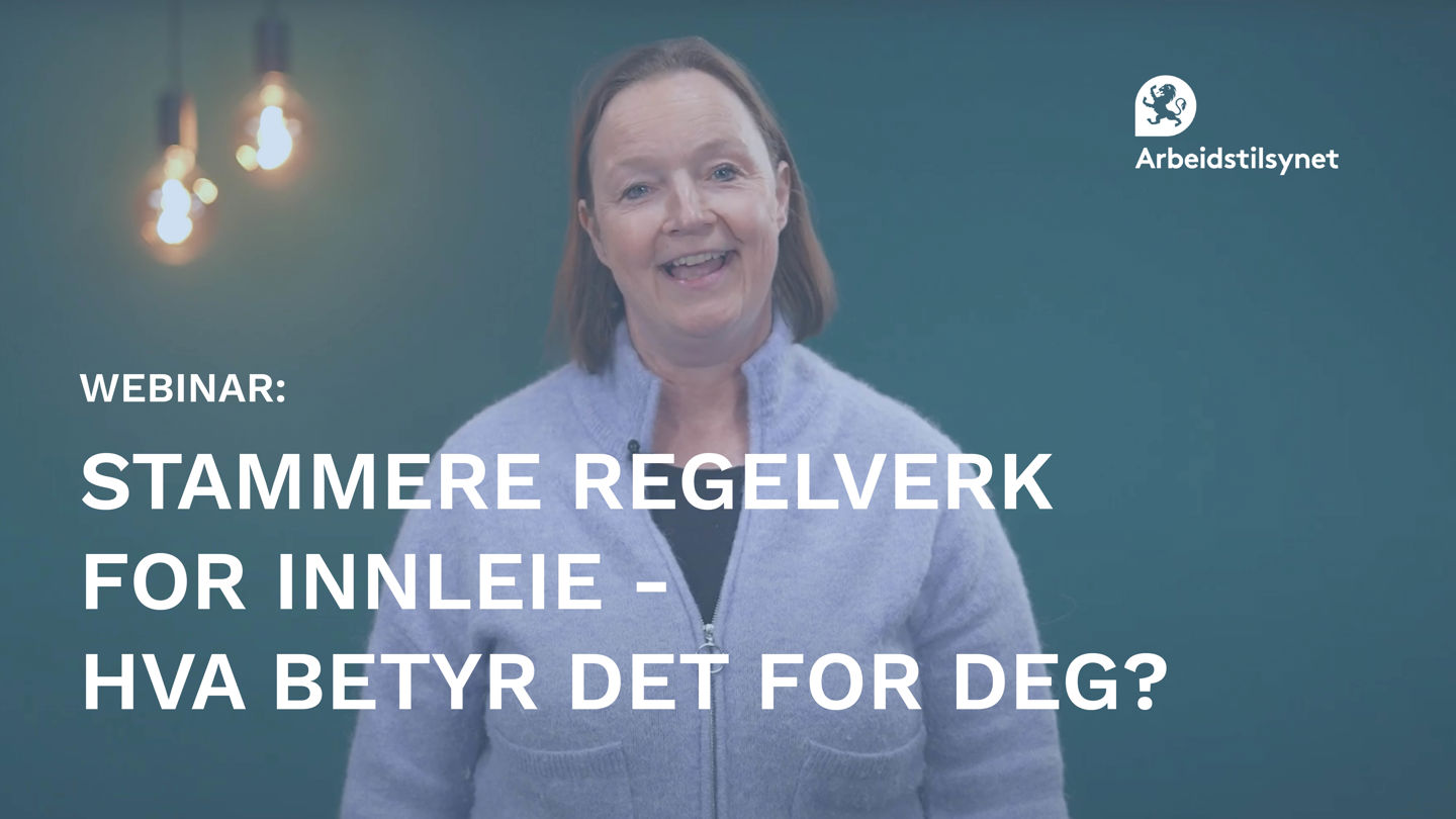 Bilde fra webinaret av en av deltakerne. Hun ser rett i kamera og snakker.